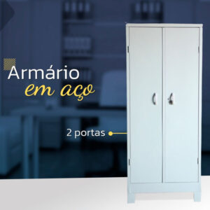 Armário Aço Alto AçoE, Mod: 1,80