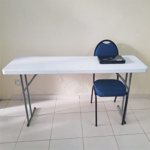 Mesa Plástica/Aço Retangular, Cod: Sys 02