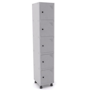 Roupeiro Aço Pandin 05 Portas Pequenas, Mod: GRP 501/5 DI