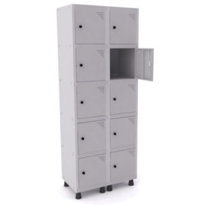 Roupeiro Aço Pandin 10 Portas Pequenas, Mod: GRP 502/10 DI