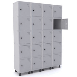 Roupeiro Aço Pandin 20 Portas Pequenas, Mod: GRP 504/20 DI