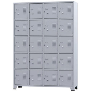 Roupeiro Aço Ama 20 Portas Pequenas, Mod: GRA 7/20