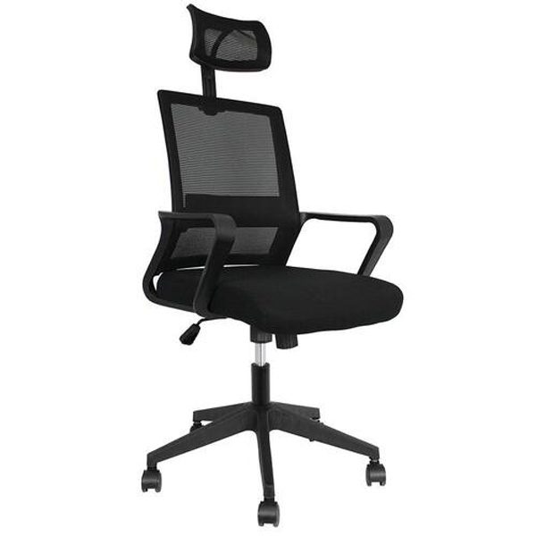 Cadeira Presidente Tela/Estofada, Mod: Office Premium